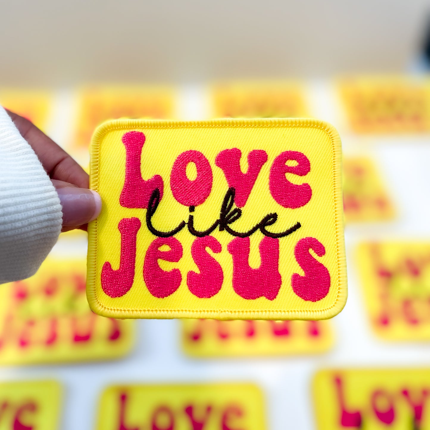 Love Like Jesus Embroidered Patch