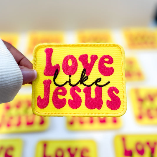 Love Like Jesus Embroidered Patch