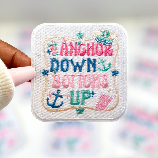 Anchor Down Bottoms Up Patch