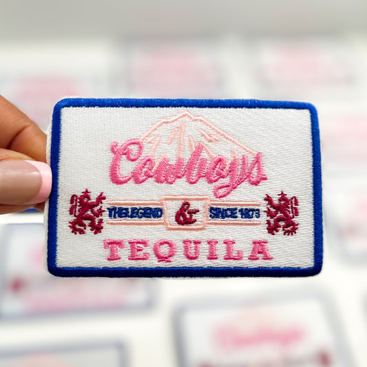 Cowboys & Tequila Embroidered Patch