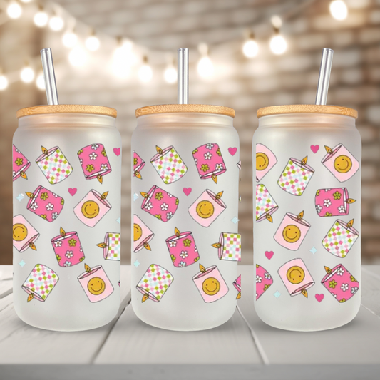 Pink Candles Smiley Cup Wrap