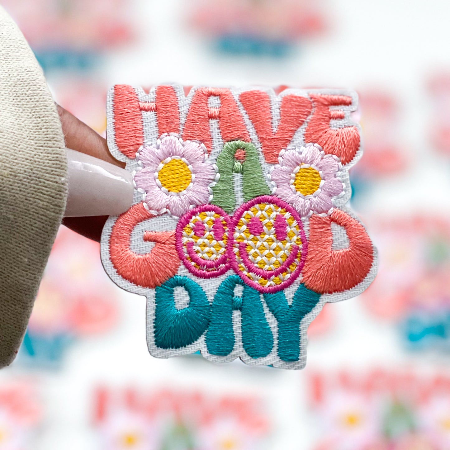 Have A Good Day Embroidered Patch