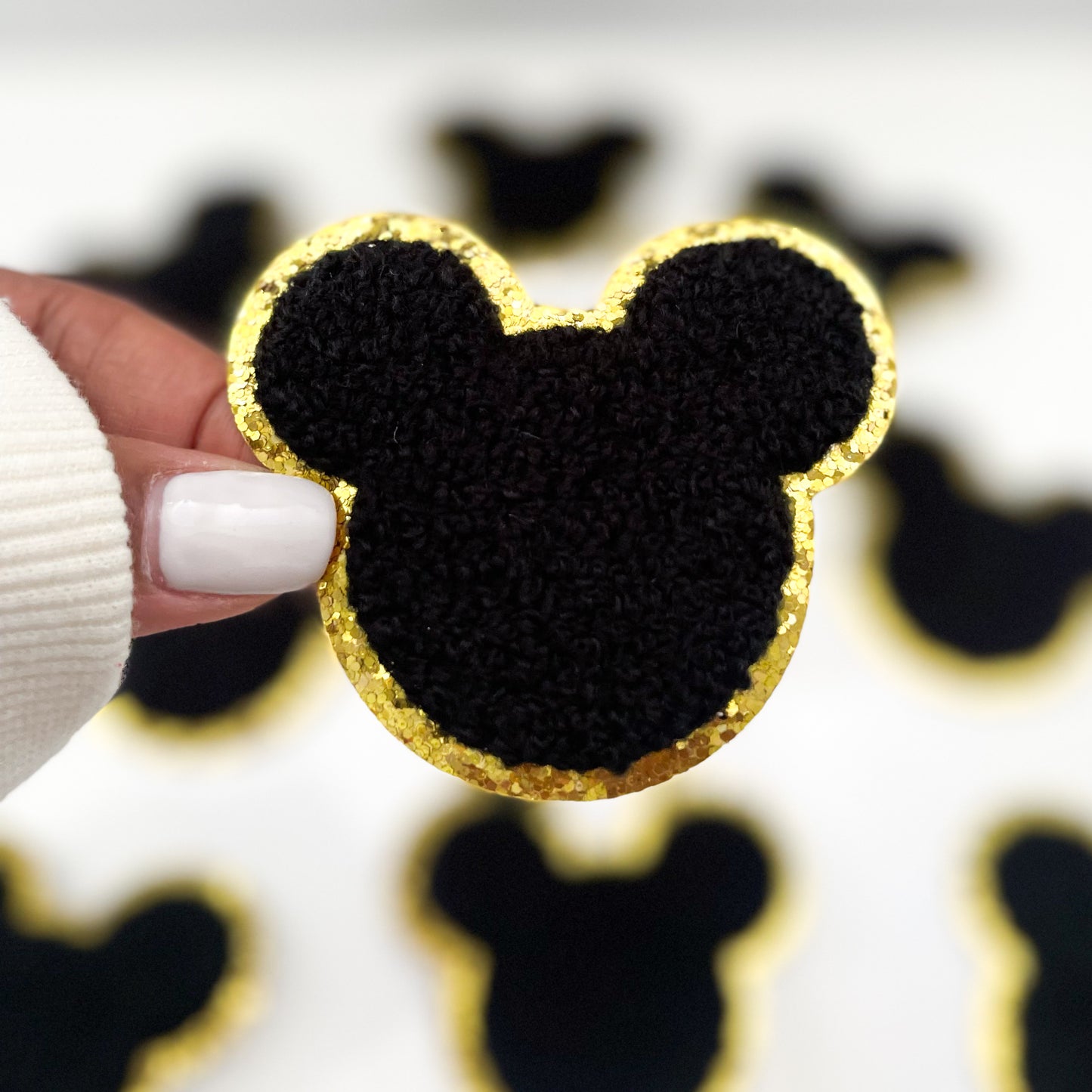 Mouse Ears Chenille Patch