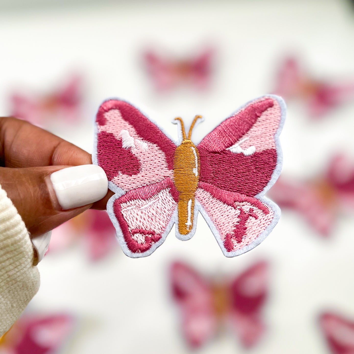 Butterfly Embroidered Patch