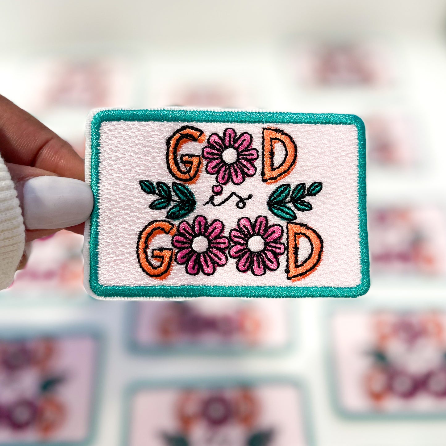 God Is Good Embroidered Patch