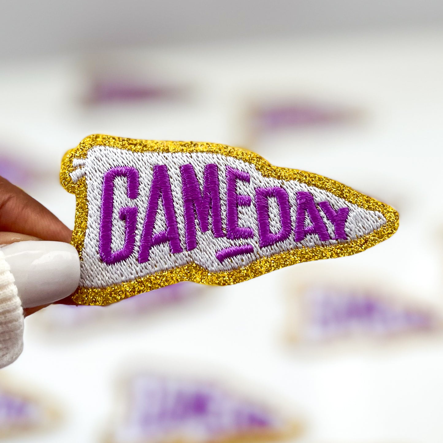 Purple Game Day Patch