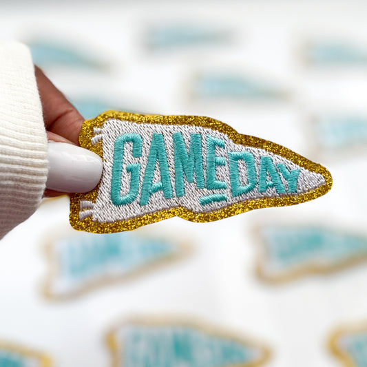 Turquoise Game Day Patch