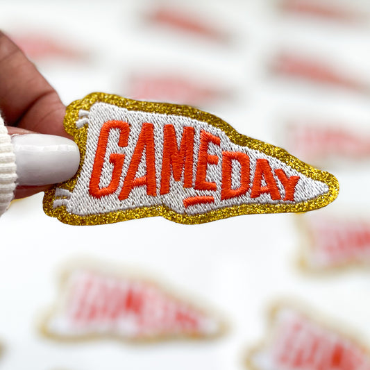 Orange Game Day Patch