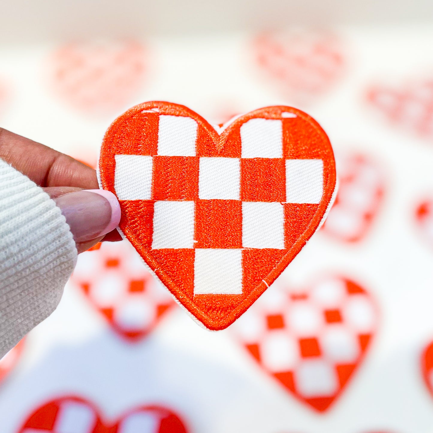 Orange Checkered Patch