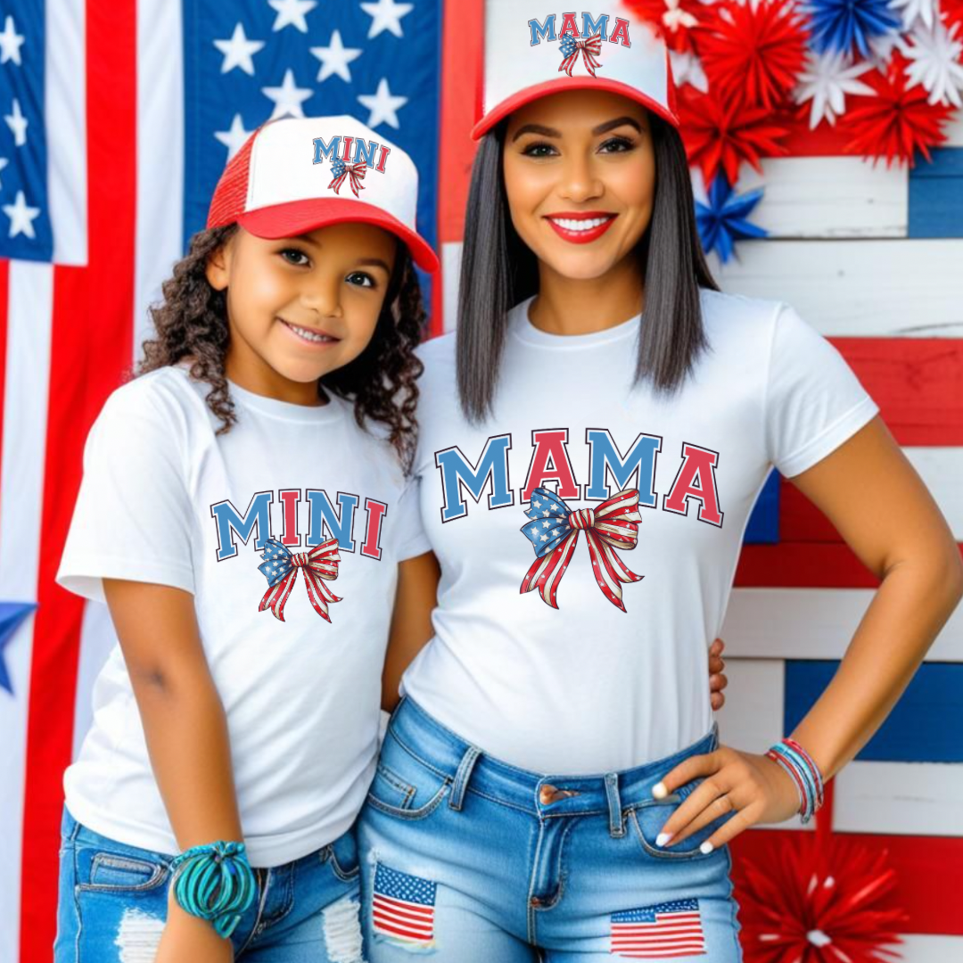 Cherry Coquette American Girly 4th Of July Trucker Hat